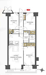 間取図画像 3LDK