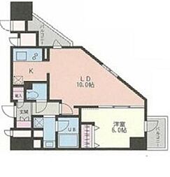 ドゥーエ幡ヶ谷 1LDKの間取図画像