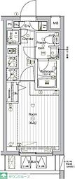 THEPREMIUMCUBEGOSAKI 1Kの間取図画像