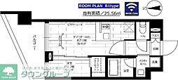 ステージファースト桜新町 1DKの間取図画像