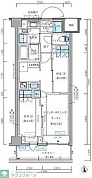 品川区東品川4丁目マンション 2LDKの間取図画像