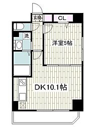 NJplace 1LDKの間取図画像