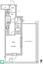 REGOLITH IKEGAMI 1Kの間取図画像