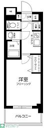 メゾン・ド・ヴィレ芝大門 1Kの間取図画像