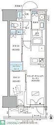 パークアクシス品川天王洲アイル 2LDKの間取図画像