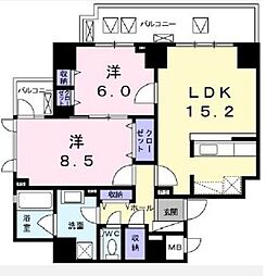 TERRACEEASTFOUR 2LDKの間取図画像