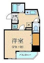 ヴェルト五反田西 1Kの間取図画像