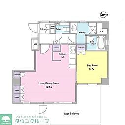 SAKAEPLANET1 1LDKの間取図画像