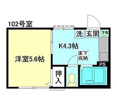 東京都板橋区上板橋2丁目（賃貸アパート1K・1階・21.21㎡） その2