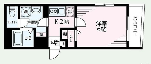 東京都練馬区北町1丁目(賃貸マンション1K・1階・22.68㎡)の写真 その2