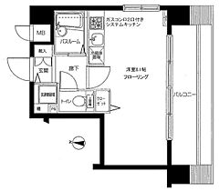 東京都練馬区桜台1丁目（賃貸マンション1R・5階・23.22㎡） その2