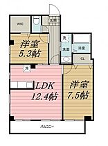 千葉県千葉市中央区神明町（賃貸マンション2LDK・5階・55.33㎡） その2