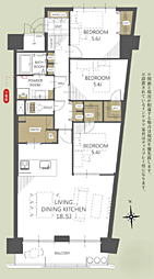間取図画像 3LDK