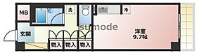 コート千里丘  ｜ 大阪府吹田市千里丘上（賃貸マンション1R・2階・28.25㎡） その2