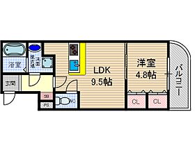 メゾンルミエール  ｜ 大阪府茨木市南春日丘7丁目（賃貸マンション1LDK・1階・36.00㎡） その2