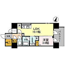 STOLZ KISHIBE  ｜ 大阪府吹田市岸部南1丁目（賃貸マンション1LDK・10階・36.99㎡） その2