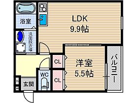 フジパレス正雀本町サウス  ｜ 大阪府摂津市正雀本町2丁目（賃貸アパート1K・3階・37.02㎡） その2