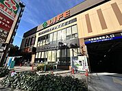 ライフ若松河田駅前店 徒歩6分。 440m