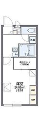 レオパレスセレッソセカンド 1Kの間取図画像