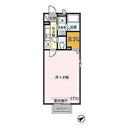 ジョイフル・K 1Kの間取図画像