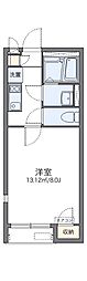 レオネクストLife高坂 1Kの間取図画像