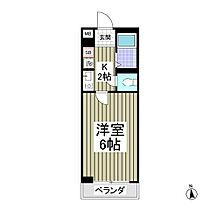 シャルマンフジ熊谷壱番館 108 ｜ 埼玉県熊谷市見晴町370-1（賃貸マンション1K・1階・18.20㎡） その2