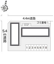 レオパレスハナブサ　Nara 205 ｜ 埼玉県鴻巣市逆川１丁目2-33（賃貸マンション1K・2階・19.87㎡） その3