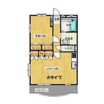 ポラリス 401 ｜ 埼玉県熊谷市新堀354-2（賃貸マンション1LDK・4階・46.33㎡） その2