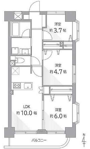 間取りを拡大表示