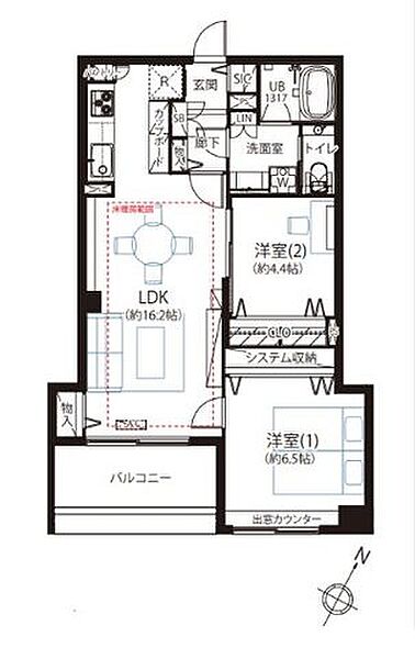 間取りを拡大表示