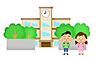 周辺：岡山市立大元小学校 590m