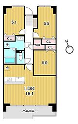 間取図画像 3LDK