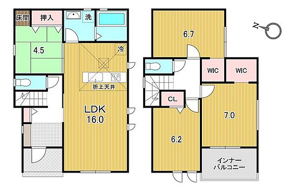 間取りを拡大表示