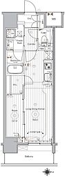 メイクスアート名駅WEST 1LDKの間取図画像