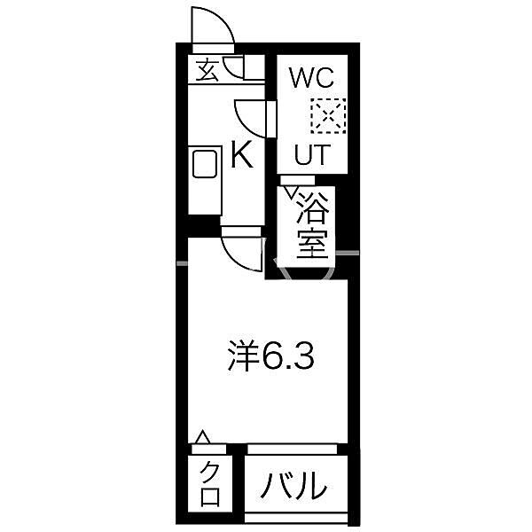 メイクスR矢田I 103｜愛知県名古屋市守山区町南(賃貸アパート1K・1階・22.59㎡)の写真 その2