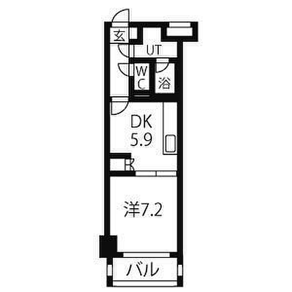 スタジオスクエア大須 502｜愛知県名古屋市中区大須１丁目(賃貸マンション1DK・5階・32.92㎡)の写真 その2