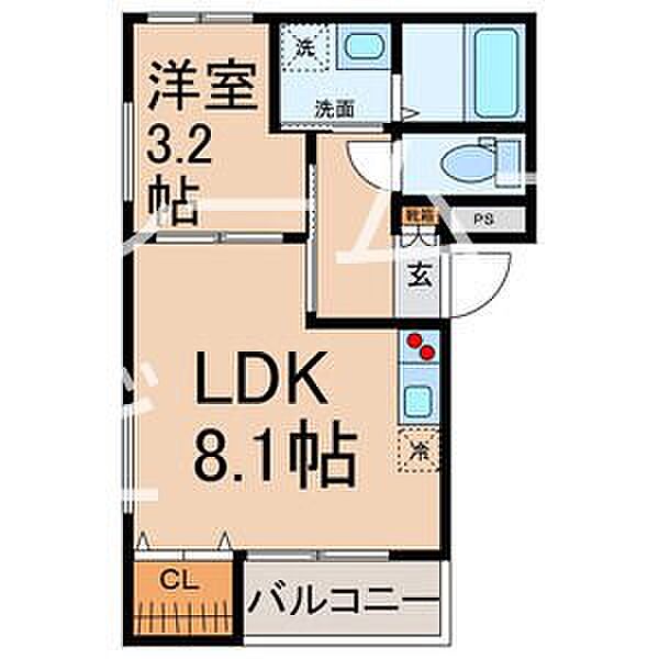 オウルージュ鶴里駅前 302｜愛知県名古屋市南区中江１丁目(賃貸アパート1LDK・3階・30.08㎡)の写真 その2