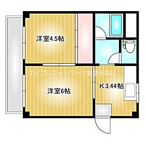 岡山県倉敷市西中新田665-1（賃貸アパート2K・3階・32.29㎡） その2