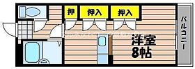 岡山県倉敷市新田2313-5（賃貸マンション1R・3階・28.00㎡） その2