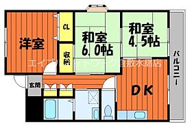 岡山県倉敷市児島駅前1丁目22-1（賃貸マンション3DK・4階・57.00㎡） その2