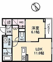 岡山県倉敷市中島1593-5（賃貸アパート1LDK・2階・45.38㎡） その2