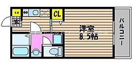 岡山県倉敷市松島54-3（賃貸アパート1K・2階・26.00㎡） その2