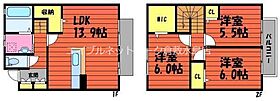 岡山県倉敷市羽島246-1（賃貸テラスハウス3LDK・1階・78.93㎡） その2