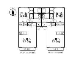 岡山県倉敷市中畝7丁目8-33（賃貸アパート1LDK・1階・47.56㎡） その2