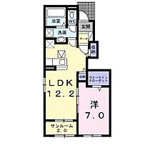 岡山県倉敷市玉島乙島6388番地2（賃貸アパート1LDK・1階・50.08㎡） その2