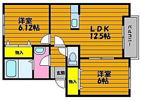 岡山県浅口市鴨方町鴨方1148-1（賃貸アパート2LDK・2階・54.44㎡） その2