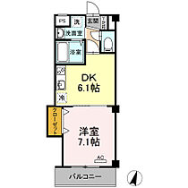 岡山県倉敷市笹沖247-1（賃貸アパート1DK・3階・32.76㎡） その2