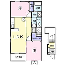 岡山県総社市中原976番地72（賃貸アパート2LDK・2階・57.02㎡） その2