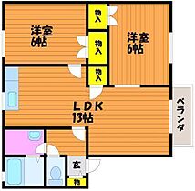 岡山県倉敷市児島小川町3677-30（賃貸アパート2LDK・2階・54.65㎡） その2