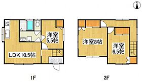 岡山県倉敷市白楽町（賃貸一戸建3LDK・1階・60.20㎡） その2